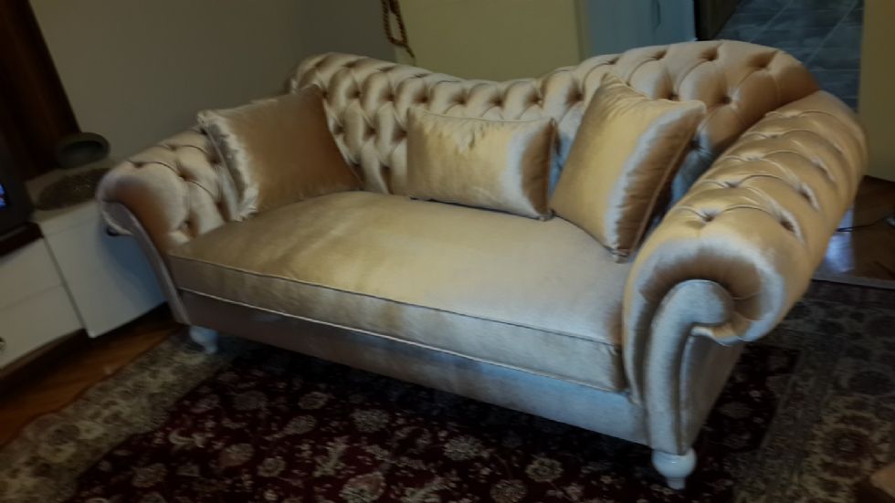 Produktcode: 18773 - Exklusive Sonderanfertigung: Chesterfield-sofas Nach Speziellen Maßvorgaben