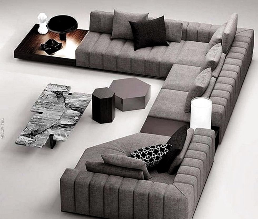 Produktcode: 18913 - Luxus-ecksofa - Exklusives Design Für Anspruchsvolle Wohnräume