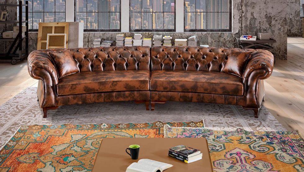 Produktcode: 18757 - Maßgeschneiderte Chesterfield-sofas: Exklusives Design Für Ihre Räumlichkeiten