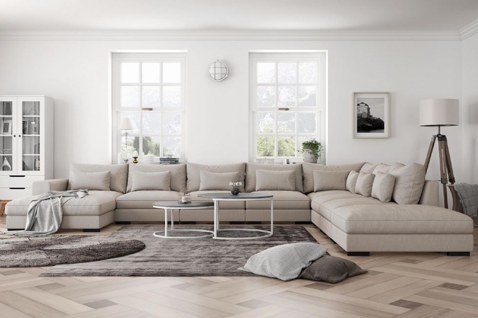 Produktcode: 18921 - Modernes Design-ecksofa - Zeitgemäße Ästhetik Für Zeitlose Eleganz