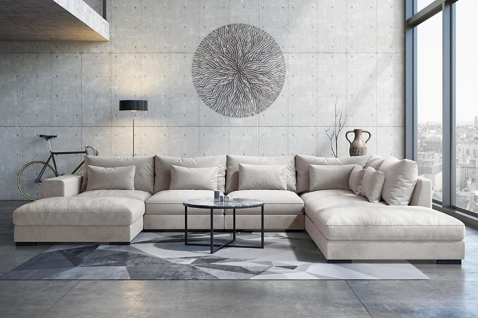 Produktcode: 18922 - Modernes Design-ecksofa - Zeitgemäße Ästhetik Für Zeitlose Eleganz