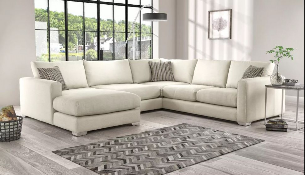 Skandinavisches Luxus-ecksofa - Schlichtes Design Mit Nordischem Flair