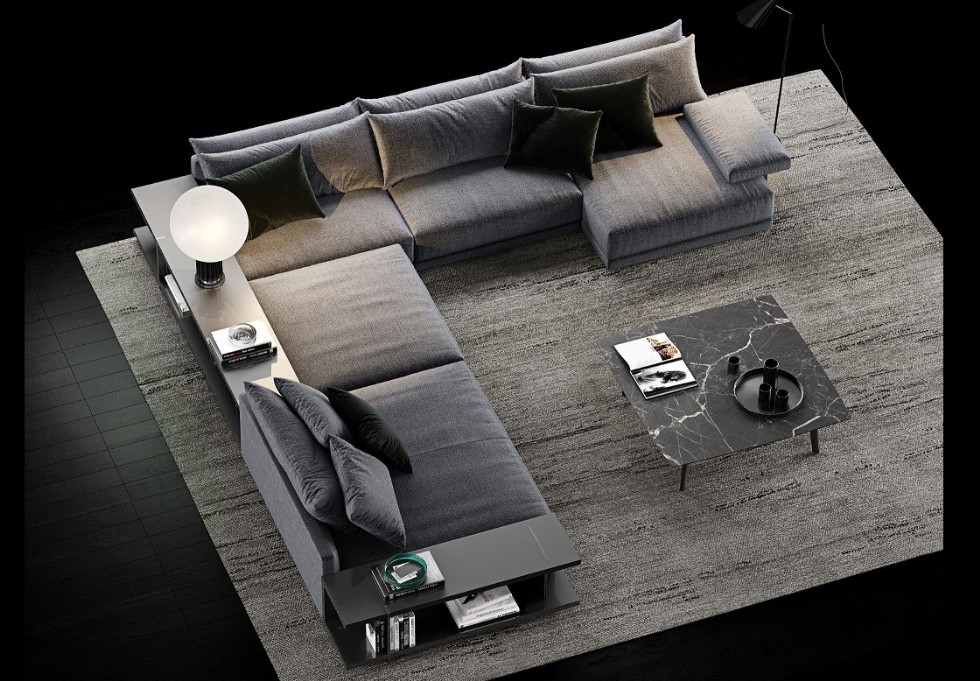 Spezielles Design-ecksofa - Luxus Und Komfort Vereint