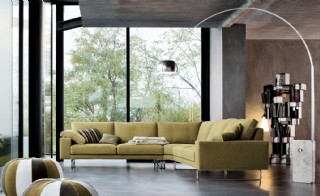 Design-ecksofa Mit Einstellbarer Fußstütze - Individueller Komfort Für Erholsame Momente