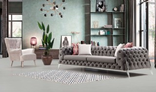 Hochwertiges Maßgefertigtes Graues Sofa: Luxus Und Komfort Vereint
