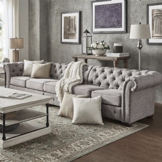 Luxuriöses Maßgefertigtes Graues Sofa: Ein Statement Für Ihren Wohnraum